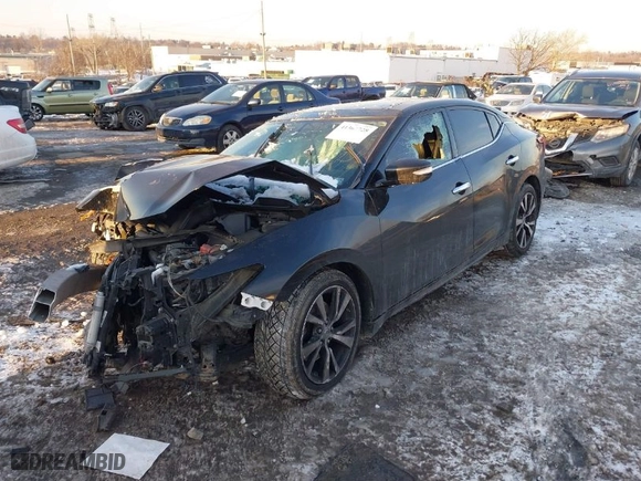 2018 Nissan Maxima SV with VIN 1N4AA6AP0JC391785, listed as a IAAI auction lot 41367728 with NaN miles. Bid and sale history available at carsss.com. Image 2.