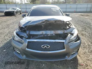 2017 Infiniti Q50 3.0t Signature Edition with VIN JN1EV7AR7HM839180, listed as a Copart auction lot 83185234 with 96,311 mi miles and Salvage Title. Bid and sale history available at carsss.com. Image 5.