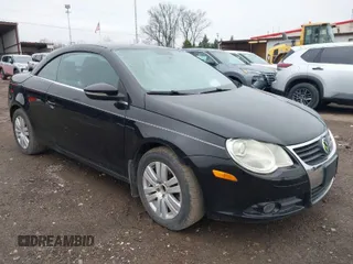 2009 Volkswagen Eos Komfort with VIN WVWBA71F89V019218, listed as a IAAI auction lot 42010071 with 136,450 mi miles and . Bid and sale history available at DreamBid. Image 1.