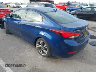 2015 Hyundai Elantra SE z VIN 5NPDH4AE0FH630351, wystawiony jako IAAI lot #41405235 z przebiegiem 122 199 mil mil oraz . Historia ofert i sprzedaży dostępna na DreamBid. Obrazek 3.