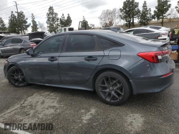 2024 Honda Civic Sedan Sport with VIN 2HGFE2F54RH511229, listed as a Copart auction lot 48750565 with 16,679 mi miles and Salvage Title. Bid and sale history available at carsss.com. Image 2.