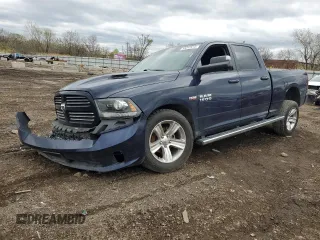 2016 Ram 1500 Sport z VIN 1C6RR7UT5GS138620, wystawiony jako Copart lot #53317615 z przebiegiem 53 067 mil mil oraz Szkoda całkowita • Salvage title. Historia ofert i sprzedaży dostępna na DreamBid. Obrazek 1.