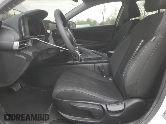 2023 Hyundai Elantra SEL with VIN 5NPLM4AG1PH113408, listed as a Copart auction lot 52972115 with 21,610 mi miles and Salvage Title. Bid and sale history available at DreamBid. Image 7.