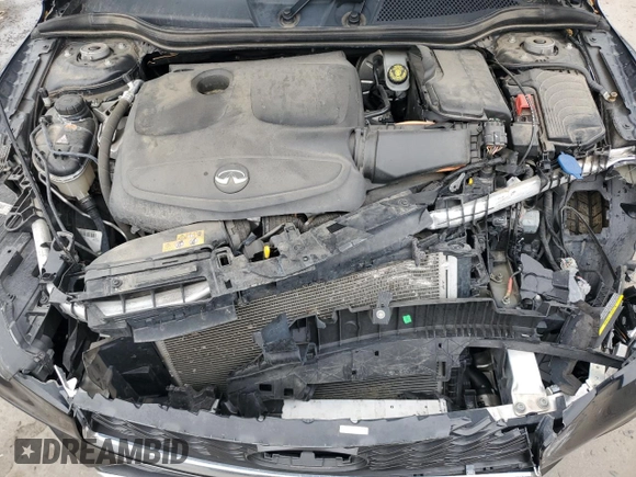 2017 Infiniti QX30 Luxury with VIN SJKCH5CP0HA016228, listed as a Copart auction lot 59368325 with 60,014 mi miles and Salvage title. Bid and sale history available at DreamBid. Image 11.