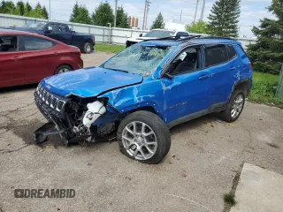 2024 Jeep Compass Latitude Lux с VIN 3C4NJDFN8RT103342, выставлен на аукционе Copart как лот 57415085 с пробегом Не указан миль и На запчасти • Non repairable. История ставок и продаж доступна на DreamBid. Изображение 1.