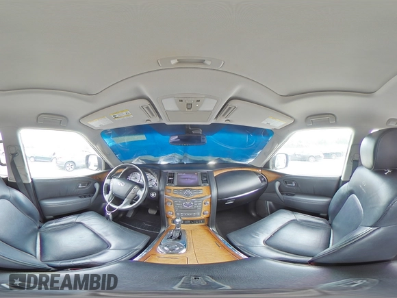 2012 Infiniti QX56 7-passenger with VIN JN8AZ2NF9C9519801, listed as a Copart auction lot 78795434 with 148,902 mi miles and Salvage Title. Bid and sale history available at carsss.com. Image 15.