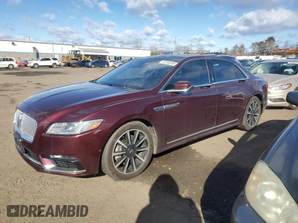 2019 Lincoln Continental Reserve with VIN 1LN6L9NC7K5604445, listed as a Copart auction lot 45735245 with 75,903 mi miles and Salvage Title. Bid and sale history available at DreamBid. Image 1.