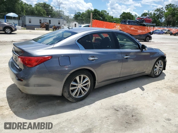 2014 Infiniti Q50 Premium z VIN JN1BV7AP4EM678784, wystawiony jako Copart lot #56641775 z przebiegiem 225 507 mil mil oraz Czysty tytuł • Clean title. Historia ofert i sprzedaży dostępna na DreamBid. Obrazek 3.
