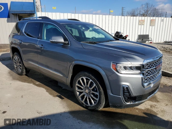 2021 GMC Acadia Denali with VIN 1GKKNPLS1MZ136031, listed as a Copart auction lot 87427094 with 42,556 mi miles and Salvage title. Bid and sale history available at DreamBid. Image 4.