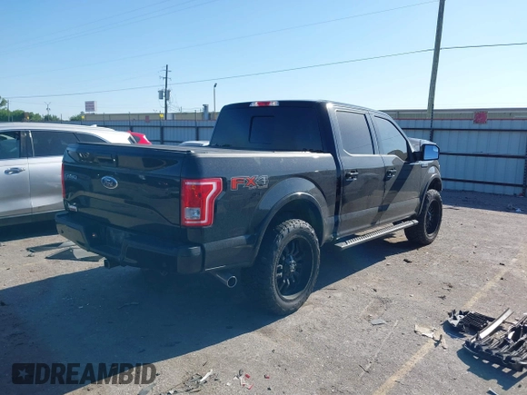2017 Ford F-150 XL with VIN 1FTEW1EF2HKC96338, listed as a IAAI auction lot 41973507 with 117,342 mi miles. Bid and sale history available at carsss.com. Image 4.