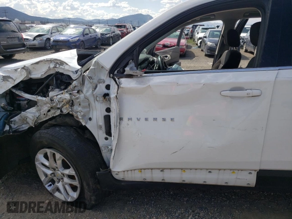 2019 Chevrolet Traverse with VIN 1GNERMKWXKJ251066, listed as a Copart auction lot 67452894 with Not provided miles and Salvage title. Bid and sale history available at DreamBid. Image 7.