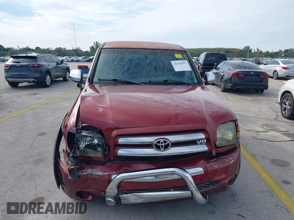2006 Toyota Tundra SR5 with VIN 5TBET34146S528950, listed as a IAAI auction lot 38150357 with 266,341 mi miles. Bid and sale history available at carsss.com. Image 6.