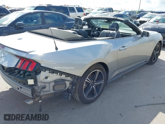 2024 Ford Mustang EcoBoost z VIN 1FAGP8UH4R5125341, wystawiony jako IAAI lot #42576486 z przebiegiem 28 145 mil mil oraz . Historia ofert i sprzedaży dostępna na DreamBid. Obrazek 4.