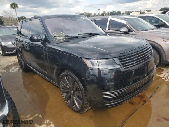 2023 Land Rover Range Rover SV with VIN SALKU9E79PA036743, listed as a Copart auction lot 74370134 with 12,486 mi miles and Non Repairable. Bid and sale history available at carsss.com. Image 4.