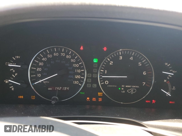 2006 Lexus LX 470 z VIN JTJHT00W864007291, wystawiony jako Copart lot #57331555 z przebiegiem 142 194 mil mil oraz Szkoda całkowita • Salvage title. Historia ofert i sprzedaży dostępna na DreamBid. Obrazek 9.