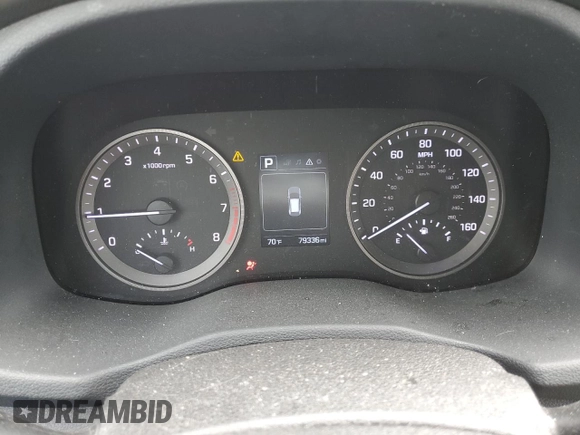 2017 Hyundai Tucson SE with VIN KM8J23A47HU485044, listed as a Copart auction lot 53920415 with 79,336 mi miles and Salvage Title. Bid and sale history available at carsss.com. Image 9.