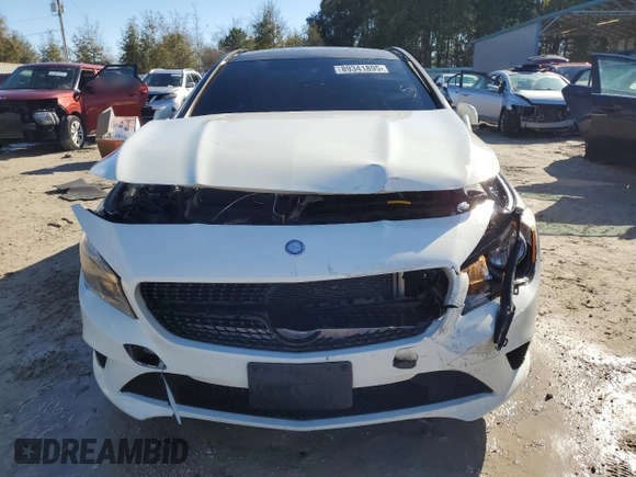 2016 Mercedes-Benz CLA 250 with VIN WDDSJ4EBXGN293738, listed as a Copart auction lot 89341895 with 57,279 mi miles and Salvage Title. Bid and sale history available at DreamBid. Image 5.