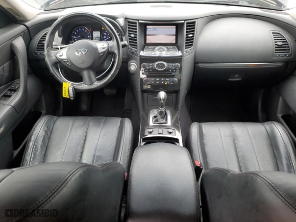 2015 Infiniti QX70 with VIN JN8CS1MW9FM481352, listed as a Copart auction lot 51229405 with 64,309 mi miles and Salvage Title. Bid and sale history available at carsss.com. Image 8.