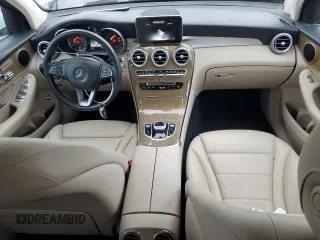 2019 Mercedes-Benz GLC 300 with VIN WDC0G4JB7KV145040, listed as a Copart auction lot 51898355 with 46,057 mi miles and Salvage title. Bid and sale history available at DreamBid. Image 8.