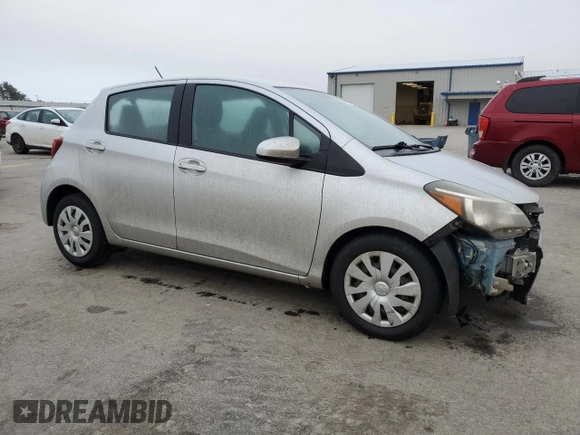 2015 Toyota Yaris L with VIN VNKKTUD34FA032990, listed as a Copart auction lot 48032955 with 65,069 mi miles and Salvage Title. Bid and sale history available at DreamBid. Image 4.