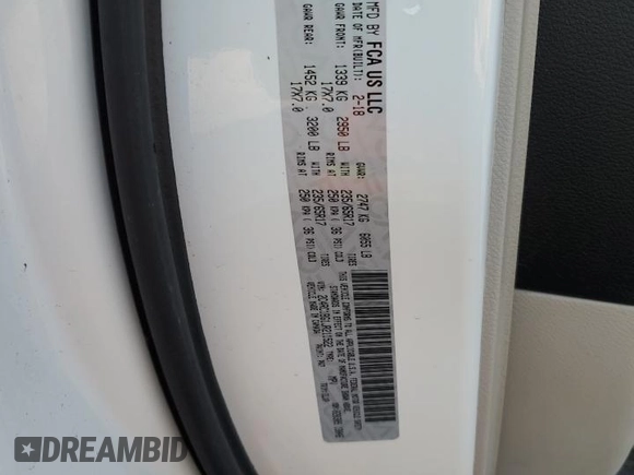 2018 Chrysler Pacifica Touring L z VIN 2C4RC1BG1JR211522, wystawiony jako Copart lot #41582294 z przebiegiem 75 999 mil mil oraz Szkody całkowita. Historia ofert i sprzedaży dostępna na DreamBid. Obrazek 13.
