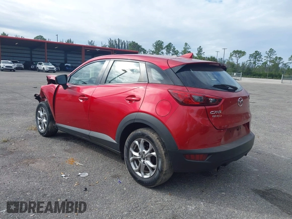 2018 Mazda CX-3 Sport with VIN JM1DKDB73J0305538, listed as a IAAI auction lot 41367063 with 109,884 mi miles. Bid and sale history available at carsss.com. Image 3.