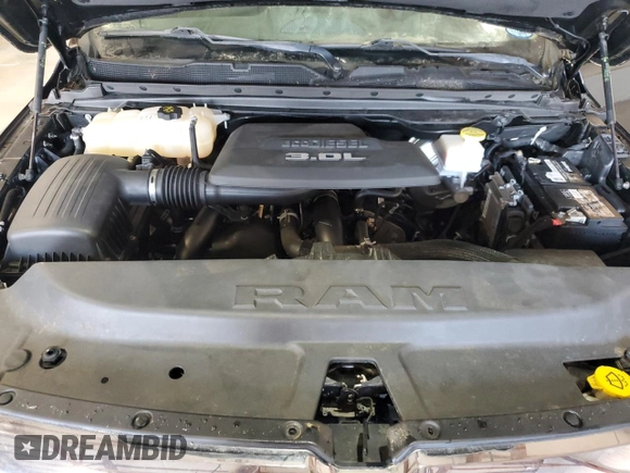 2020 Ram 1500 Big Horn with VIN 1C6SRFFM0LN248372, listed as a Copart auction lot 55681905 with 30,233 mi miles and Salvage Title. Bid and sale history available at carsss.com. Image 11.