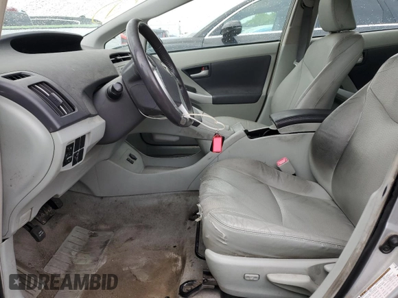 2010 Toyota Prius II with VIN JTDKN3DU8A0121756, listed as a Copart auction lot 55029325 with Not Provided miles and Clean Title. Bid and sale history available at DreamBid. Image 7.