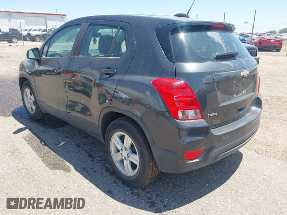 2020 Chevrolet Trax LS with VIN 3GNCJKSB6LL163397, listed as a IAAI auction lot 42656664 with Not provided miles and . Bid and sale history available at DreamBid. Image 3.