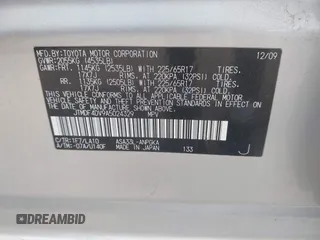 2010 Toyota RAV4 Limited с VIN JTMDF4DV9A5024329, выставлен на аукционе IAAI как лот 42685090 с пробегом Не указан миль и . История ставок и продаж доступна на DreamBid. Изображение 9.