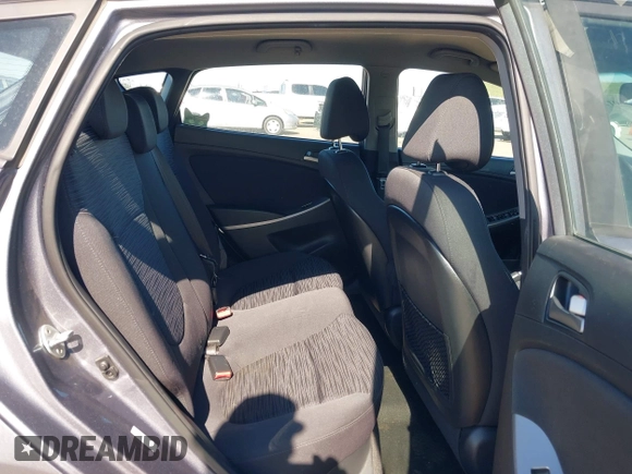 2017 Hyundai Accent SE with VIN KMHCT5AEXHU345127, listed as a IAAI auction lot 41601208 with 155,738 mi miles. Bid and sale history available at carsss.com. Image 8.