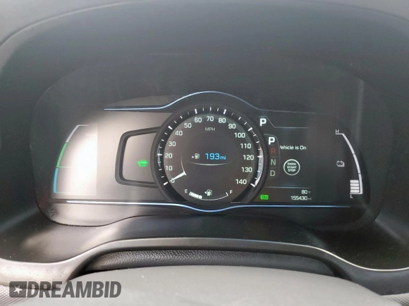 2018 Hyundai Ioniq Limited z VIN KMHC85LC3JU063933, wystawiony jako Copart lot #59739945 z przebiegiem 155 430 mil mil oraz Szkoda całkowita • Salvage title. Historia ofert i sprzedaży dostępna na DreamBid. Obrazek 9.