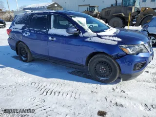 2019 Nissan Pathfinder S with VIN 5N1DR2MM9KC635490, listed as a Copart auction lot 52157255 with 140,433 mi miles and Salvage Title. Bid and sale history available at carsss.com. Image 4.