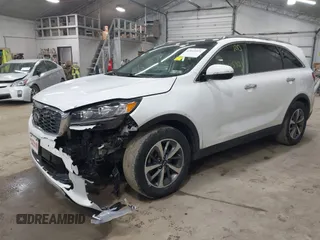 2019 Kia Sorento EX with VIN 5XYPHDA51KG521590, listed as a IAAI auction lot 42045921 with 108,371 mi miles and . Bid and sale history available at DreamBid. Image 2.