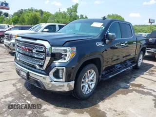 2022 GMC Sierra 1500 Limited SLT with VIN 3GTP8DED2NG192082, listed as a IAAI auction lot 39942978 with 34,480 mi miles. Bid and sale history available at carsss.com. Image 2.