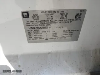 2016 Chevrolet Suburban LT with VIN 1GNSKHKC7GR172516, listed as a IAAI auction lot 41680550 with 237,270 mi miles. Bid and sale history available at carsss.com. Image 9.