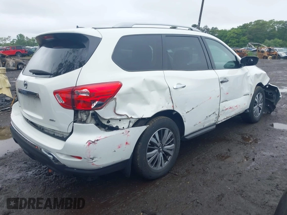 2018 Nissan Pathfinder SL z VIN 5N1DR2MM3JC609272, wystawiony jako IAAI lot #42369122 z przebiegiem 105 853 mil mil oraz . Historia ofert i sprzedaży dostępna na DreamBid. Obrazek 4.
