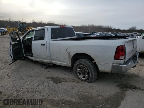 2012 Ram 2500 ST with VIN 3C6UD5HL7CG128826, listed as a Copart auction lot 80684174 with 0 mi miles and Salvage Title. Bid and sale history available at carsss.com. Image 2.