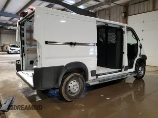 2023 Ram ProMaster Cargo with VIN 3C6LRVVG1PE565680, listed as a Copart auction lot 88541065 with 17,598 mi miles and Salvage Title. Bid and sale history available at DreamBid. Image 3.