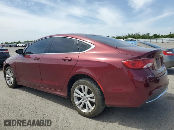 2015 Chrysler 200 Limited with VIN 1C3CCCAB2FN723063, listed as a Copart auction lot 52996575 with 245,700 mi miles and Clean Title. Bid and sale history available at carsss.com. Image 2.