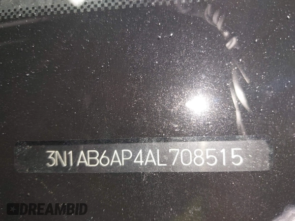 2010 Nissan Sentra S with VIN 3N1AB6AP4AL708515, listed as a IAAI auction lot 41004083 with 135,195 mi miles and . Bid and sale history available at DreamBid. Image 17.