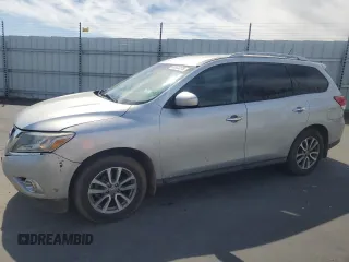 2016 Nissan Pathfinder Platinum with VIN 5N1AR2MM4GC642941, listed as a Copart auction lot 52622275 with 129,212 mi miles and Salvage title. Bid and sale history available at DreamBid. Image 1.