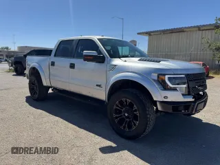 2014 Ford F-150 SVT Raptor with VIN 1FTFW1R67EFC35912, listed as a Copart auction lot 55183265 with 187,461 mi miles and Salvage Title. Bid and sale history available at carsss.com. Image 1.