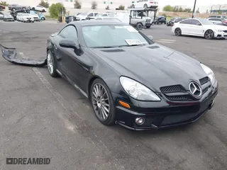 2011 Mercedes-Benz SLK-Class SLK 300 with VIN WDBWK5EA8BF241371, listed as a IAAI auction lot 42047271 with 100,206 mi miles. Bid and sale history available at carsss.com. Image 14.