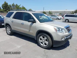 2009 GMC Acadia SLE1 z VIN 1GKER13D19J175398, wystawiony jako IAAI lot #42416236 z przebiegiem 146 859 mil mil oraz . Historia ofert i sprzedaży dostępna na DreamBid. Obrazek 1.
