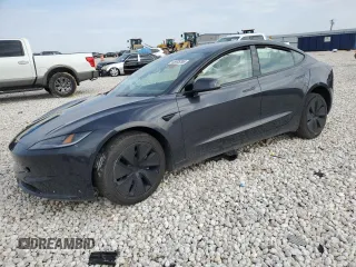 2024 Tesla Model 3 with VIN 5YJ3E1EA6RF849912, listed as a Copart auction lot 45005265 with 10,532 mi miles and Salvage Title. Bid and sale history available at carsss.com. Image 1.