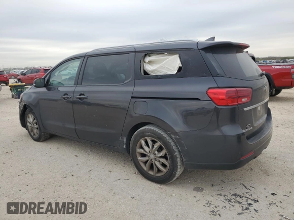 2021 Kia Sedona EX with VIN KNDMB5C19M6661901, listed as a Copart auction lot 88771905 with 93,987 mi miles and Salvage Title. Bid and sale history available at carsss.com. Image 2.