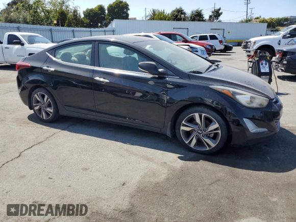 2014 Hyundai Elantra Limited z VIN 5NPDH4AE1EH479549, wystawiony jako Copart lot #60699185 z przebiegiem 175 788 mil mil oraz Czysty tytuł • Clean title. Historia ofert i sprzedaży dostępna na DreamBid. Obrazek 4.