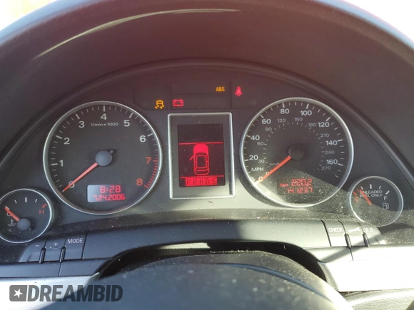 2007 Audi A4 2.0T with VIN WAUAF78E17A169408, listed as a Copart auction lot 86094304 with 141,237 mi miles and Clean Title. Bid and sale history available at carsss.com. Image 9.