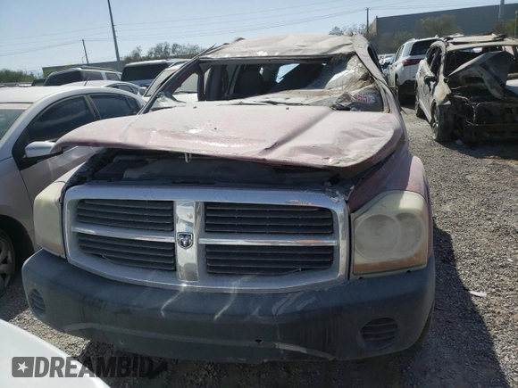 2006 Dodge Durango SXT with VIN 1D4HD38K26F129283, listed as a Copart auction lot 47465465 with Not Provided miles and Salvage Title. Bid and sale history available at DreamBid. Image 5.